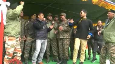 Arunachal Pradesh CM Prema Khandu Sings For Soldiers of Indian Army in Mago Chuna Area (Watch Video)